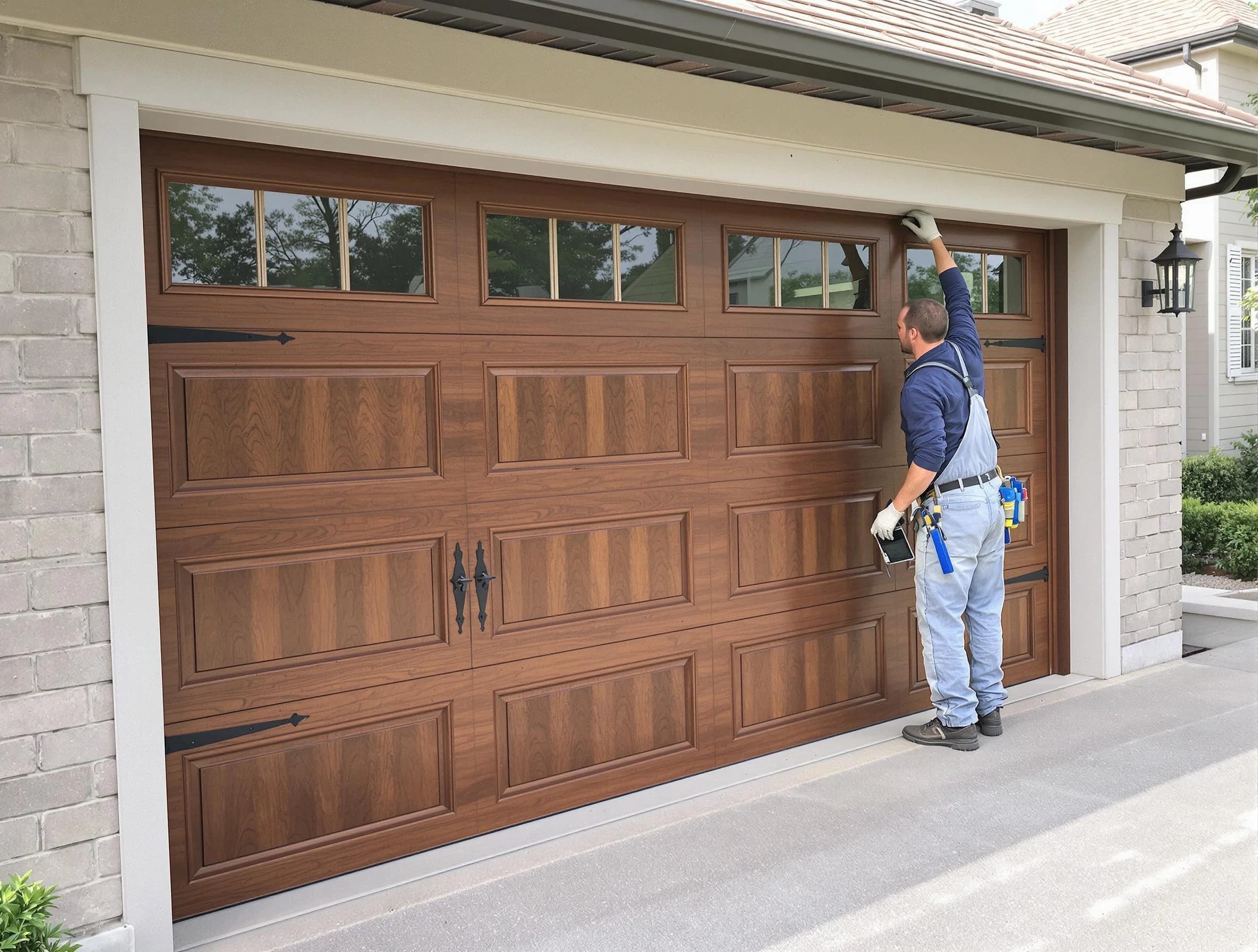 Custom garage door showcase by Goodyear Garage Door Repair in Goodyear