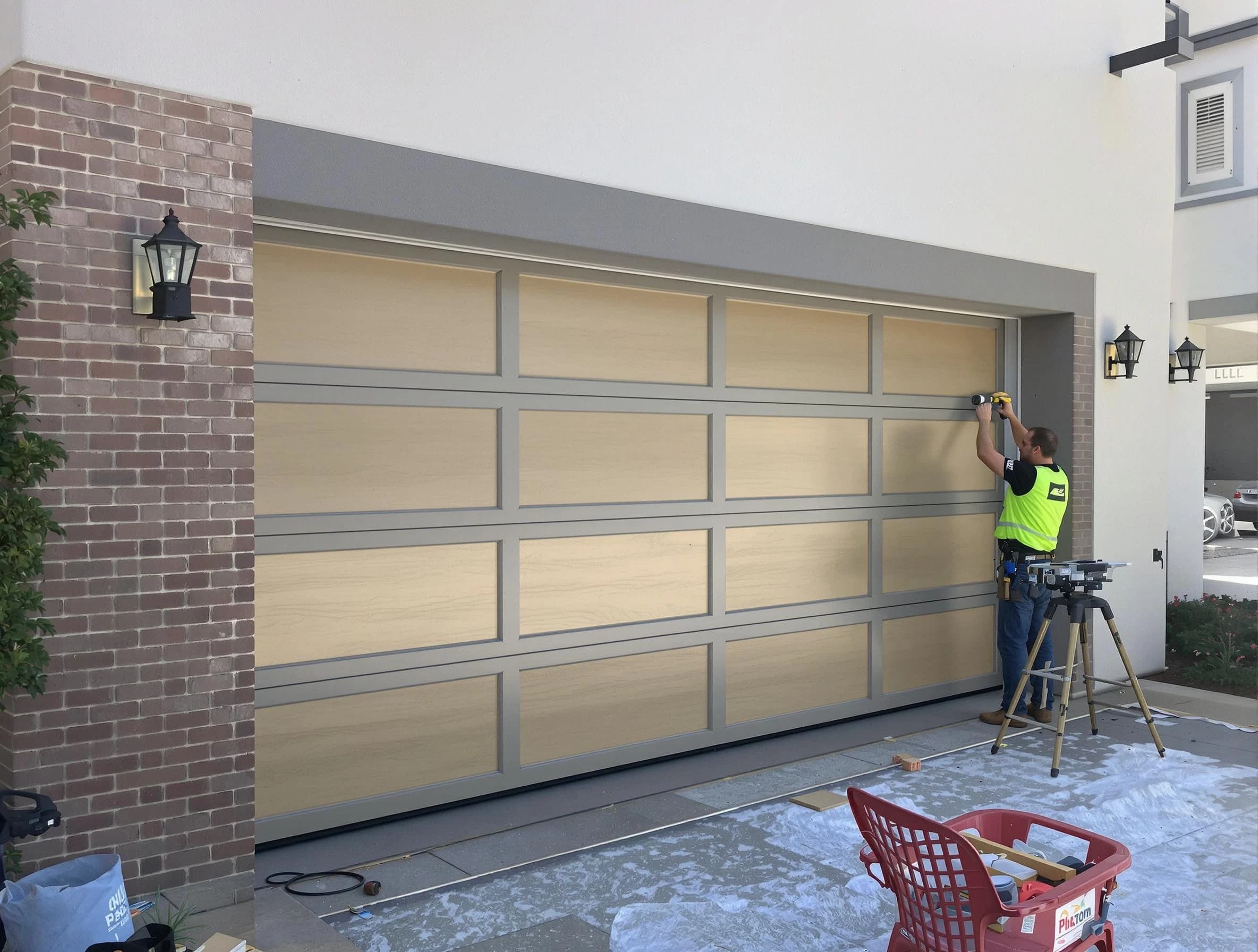 Garage door replacement service by Goodyear Garage Door Repair in Goodyear