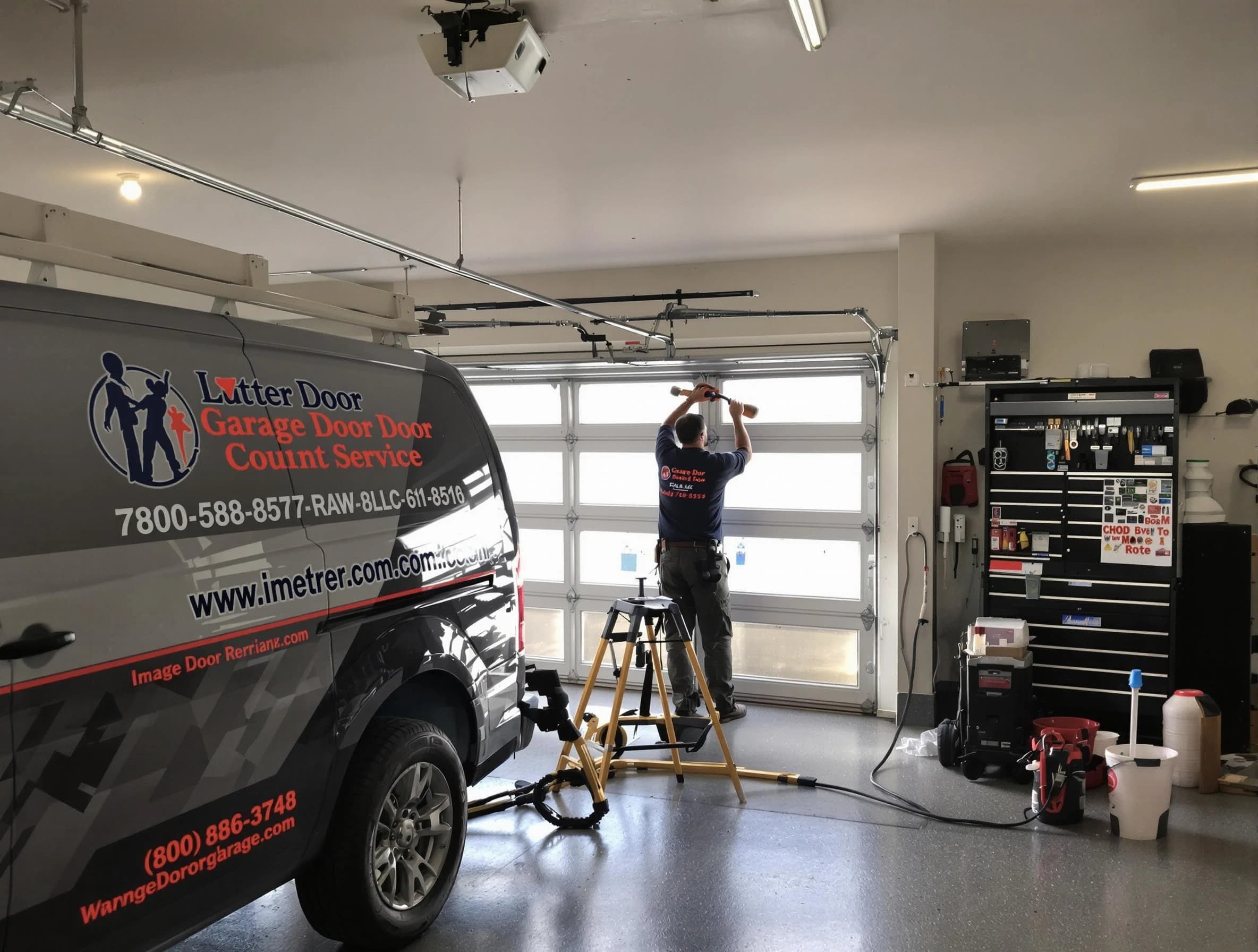 Goodyear Garage Door Repair rapid response team performing same-day repair in Goodyear