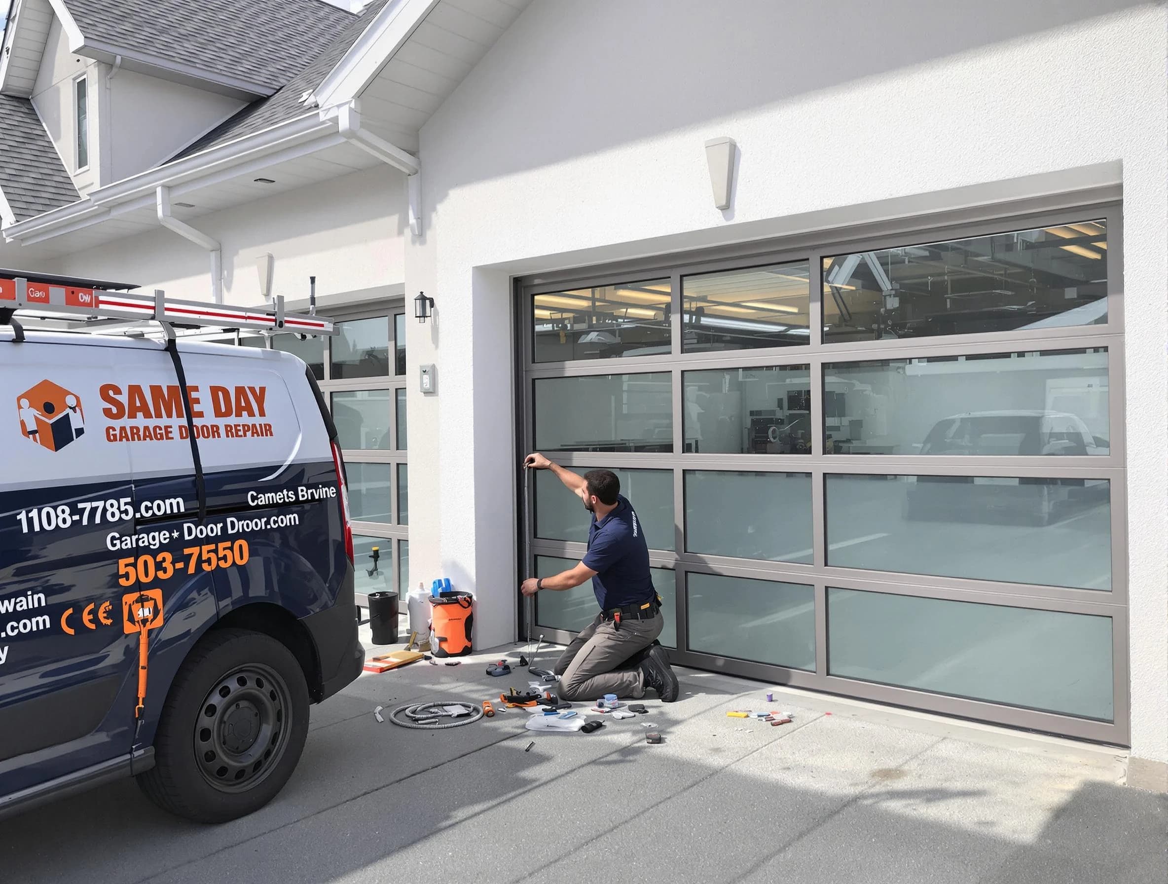 Same-day garage door repair service by Goodyear Garage Door Repair in Goodyear