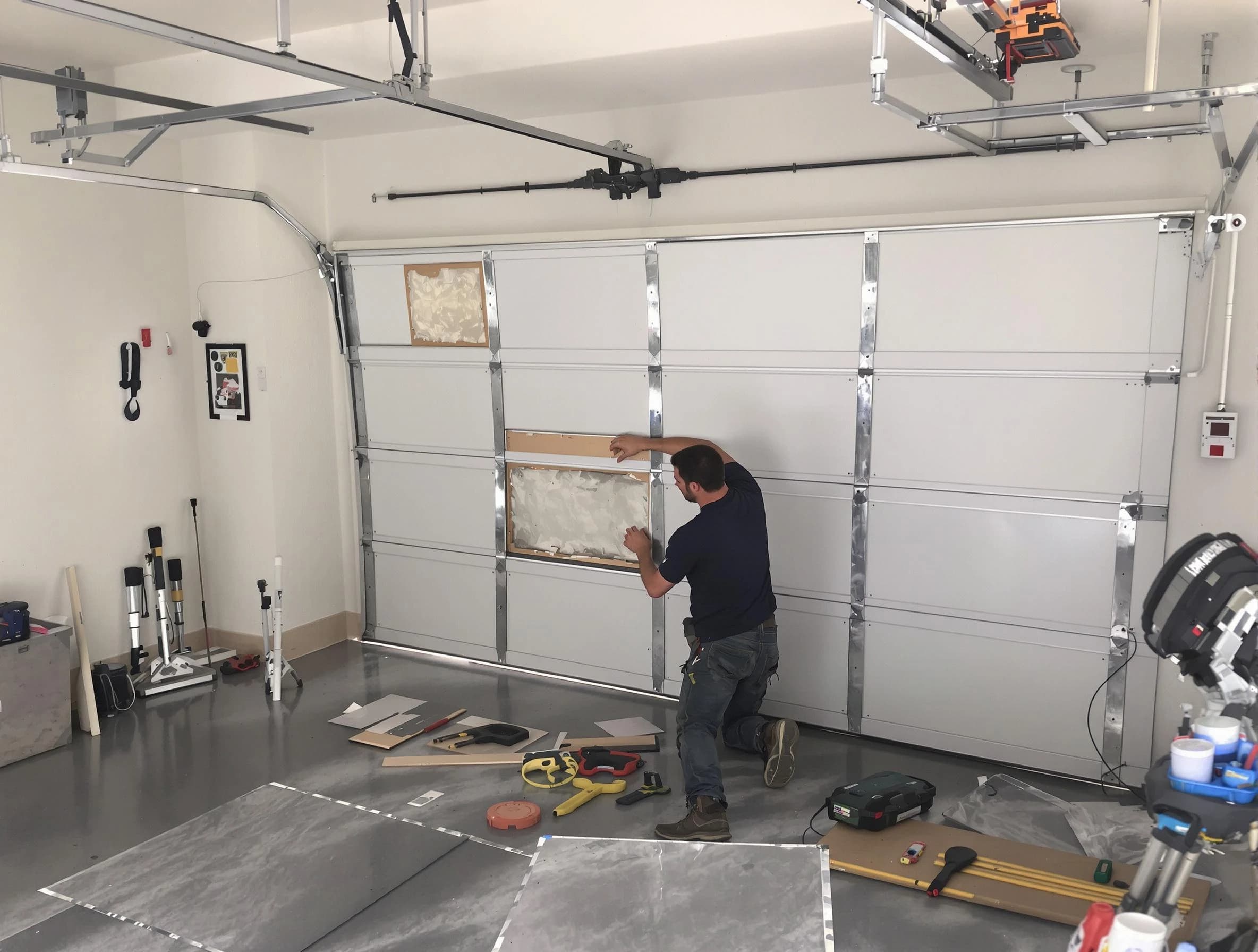 Garage Door Panel Repair in Goodyear