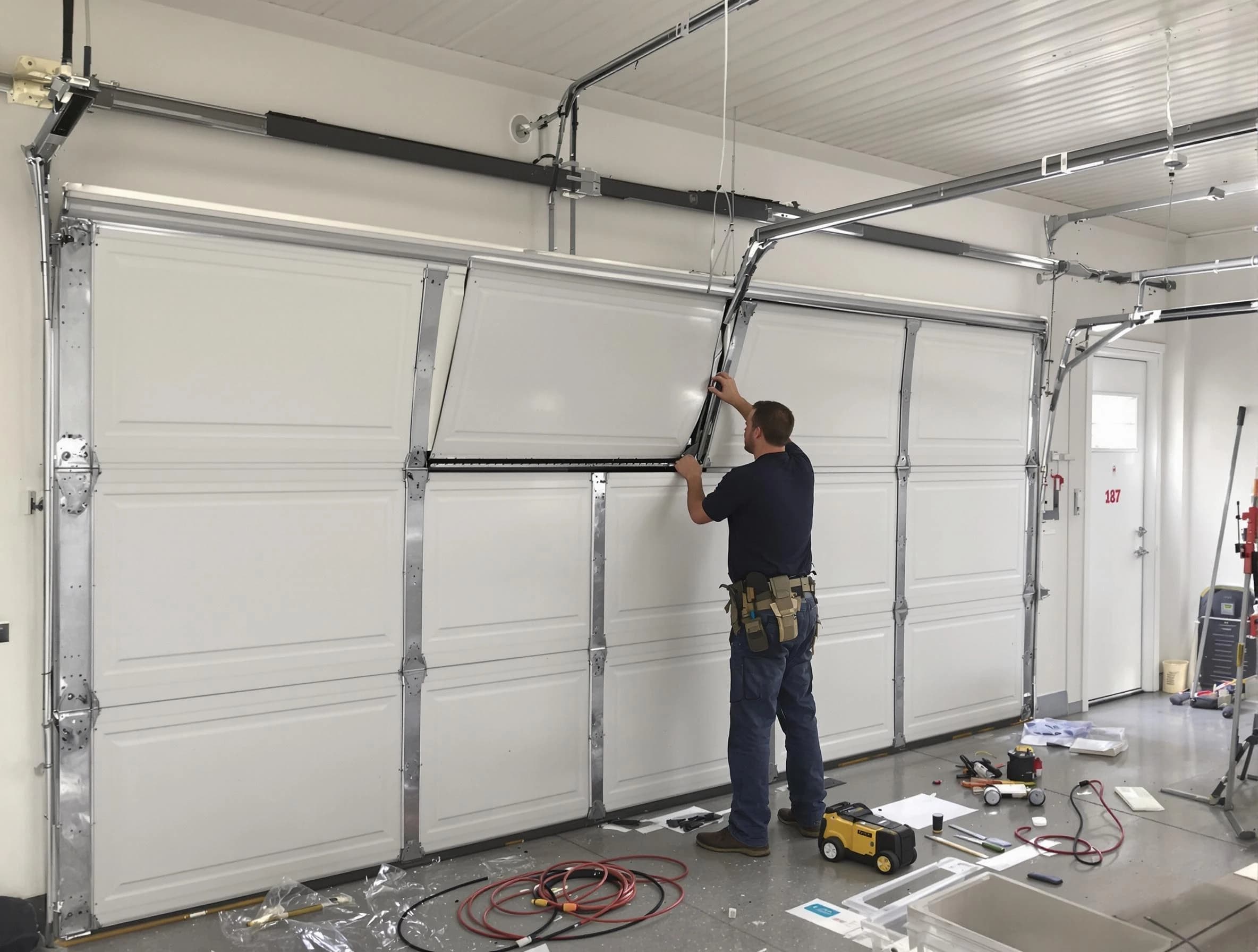 Garage Door Section Replacement in Goodyear